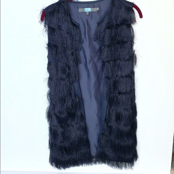 🚫SOLD🚫Anthropologie - Eva Franco Fringe Vest - Picture 3 of 5